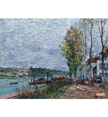 Foggy Day At Saint Mammes 1880