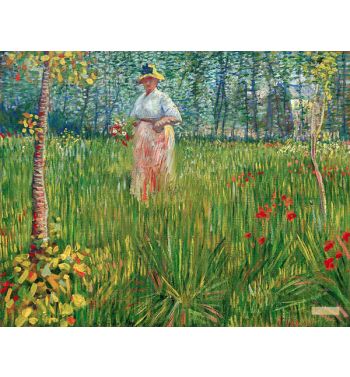 Woman In A Garden 