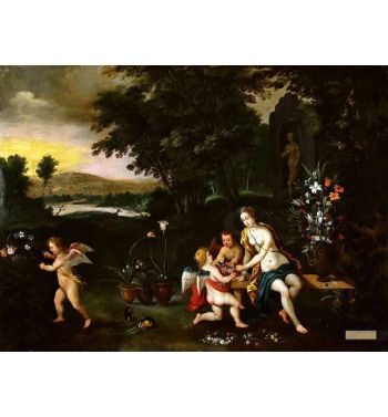 Flora And Putti