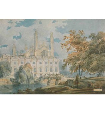 Clare Hall And King's College Chapel Cambridge