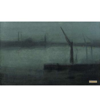 Nocturne Blue And Silver—Battersea Reach