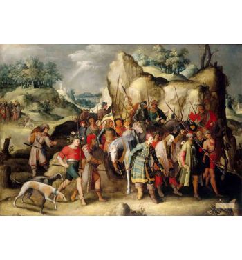 Saint Paul Leads To Damascus After His Conversion