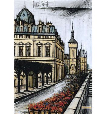 Le Marché Aux Fleurs Et Le Palais De Justice