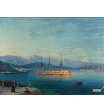 French Ships Departing The Black Sea 1871