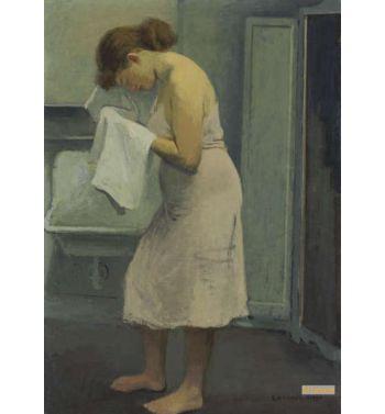 Woman Washing Her Face