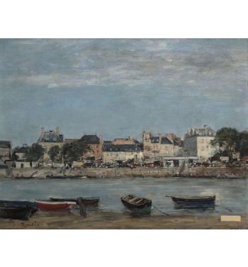 The Port Of Trouville c1888 95