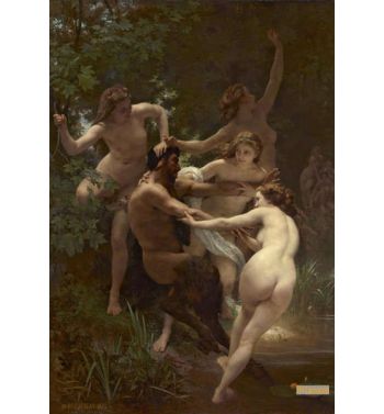 Nymphs And Satyr, 1873