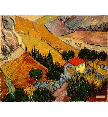 Landscape With House And Ploughman