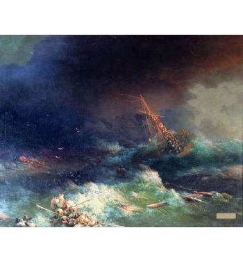The Disaster Of The Liner Ingermanland At Skagerrake Near Norw