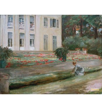 The Flower Terrace In The Wannseegarten To The Northwest