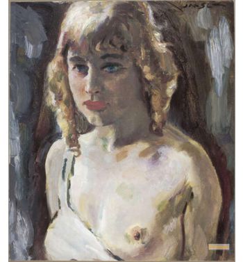 Bare Breasted Girl, C, 1935