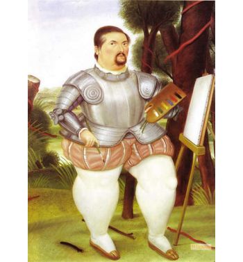 Self Portrait As Spanish Conquistador