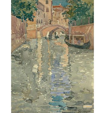 Side Canal, Venice, Ca, 1898 1899