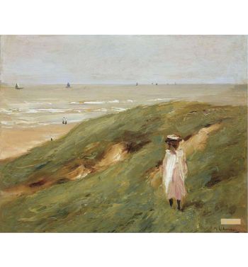 Dune In Noordwijk With Child