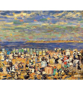 Beach At St Malo, C 1907