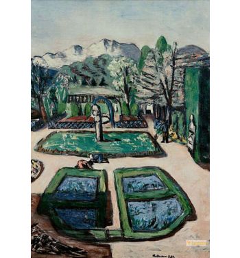 Garden Landscape In Spring