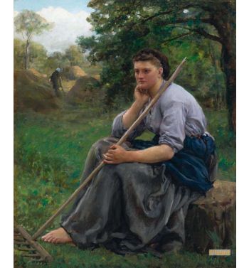 Faneuse Assise À L'Orée D'Un Bois, The Haymaker