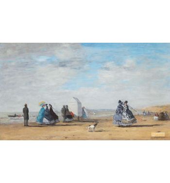 Scene De Plage A Trouville