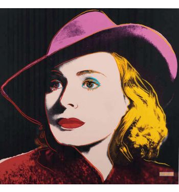 Ingrid Bergman With Hat From Ingrid Bergman