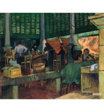 The Fish Market Marseilleca 1904