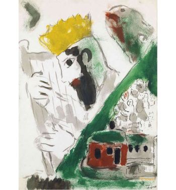 King David At The Harp, 1956