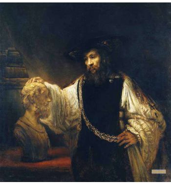 Aristotle With A Bust Of Homer
