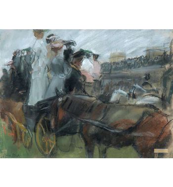 On The Longchamps Paris Racecourse