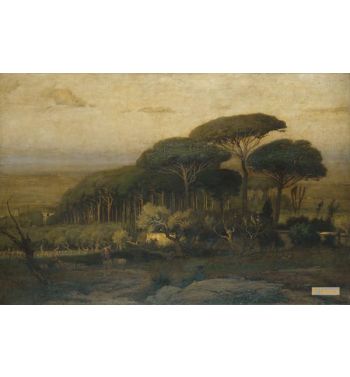 Pine Grove Of The Barberini Villa 1876