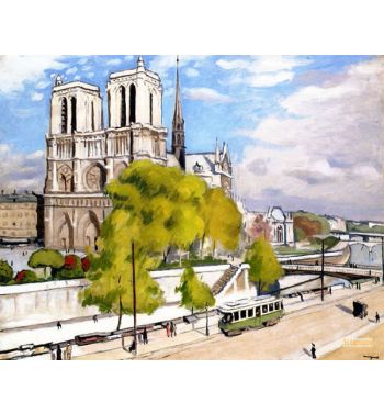 The Seine And Notre Dame, 1922