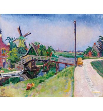 The De Tweelin Mill In Westzaan