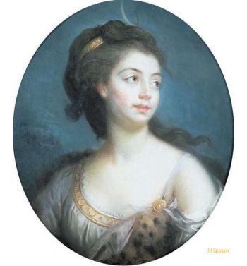 Allegorical Portrait Of A Lady As Diana 1777