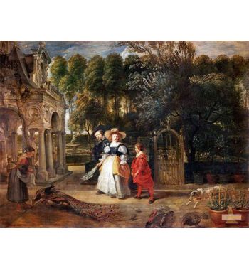 Rubens In His Garden With Helena Fourment