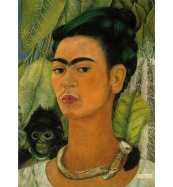 Self Portrait With A Monkey 1938