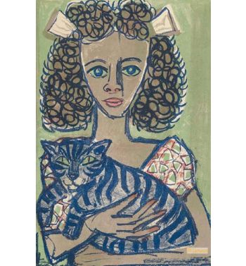 Maedchen With Cat Head