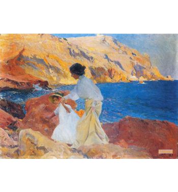 Clotilde And Elena On The Rocks