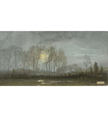 Moonlit Landscape, 1862