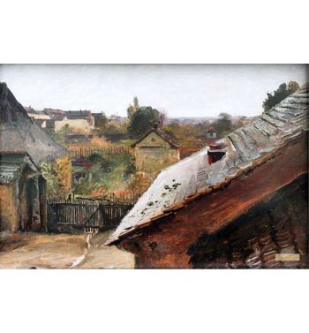 View Over Roofs And Gardens