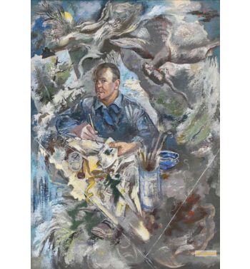Self Portrait With Bird Of Prey And Rat, 1940