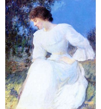 Portrait Of A Woman In White