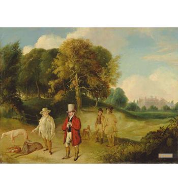 The Artist And Walter Fawkes At Farnley Hall
