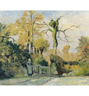 Landscape With A Peasant Woman