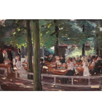 Beer Garden In Laren Study