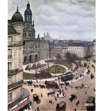 Trinity Square In Paris, 1911
