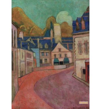 La Rue Rose Pont Aven 1892