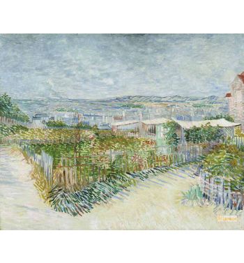 Montmartre Behind The Moulin De La Galette 1887