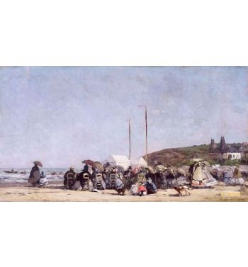 The Beach At Trouville 1864