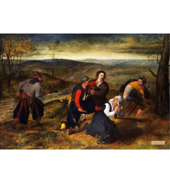 A Peasants Attacked By Robber