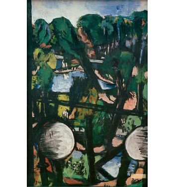 View Of The Tiergarten With White Balls, Park Picture