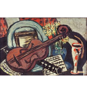 Still Life With Violin And Flute