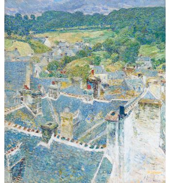 Rooftops Pont Aven Brittany 1897